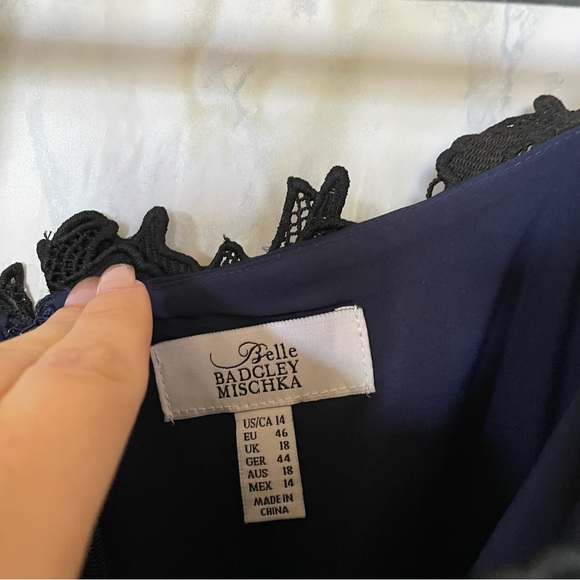 Floral Embroidered Badgley Mischka Dress - Picture 3 of 11